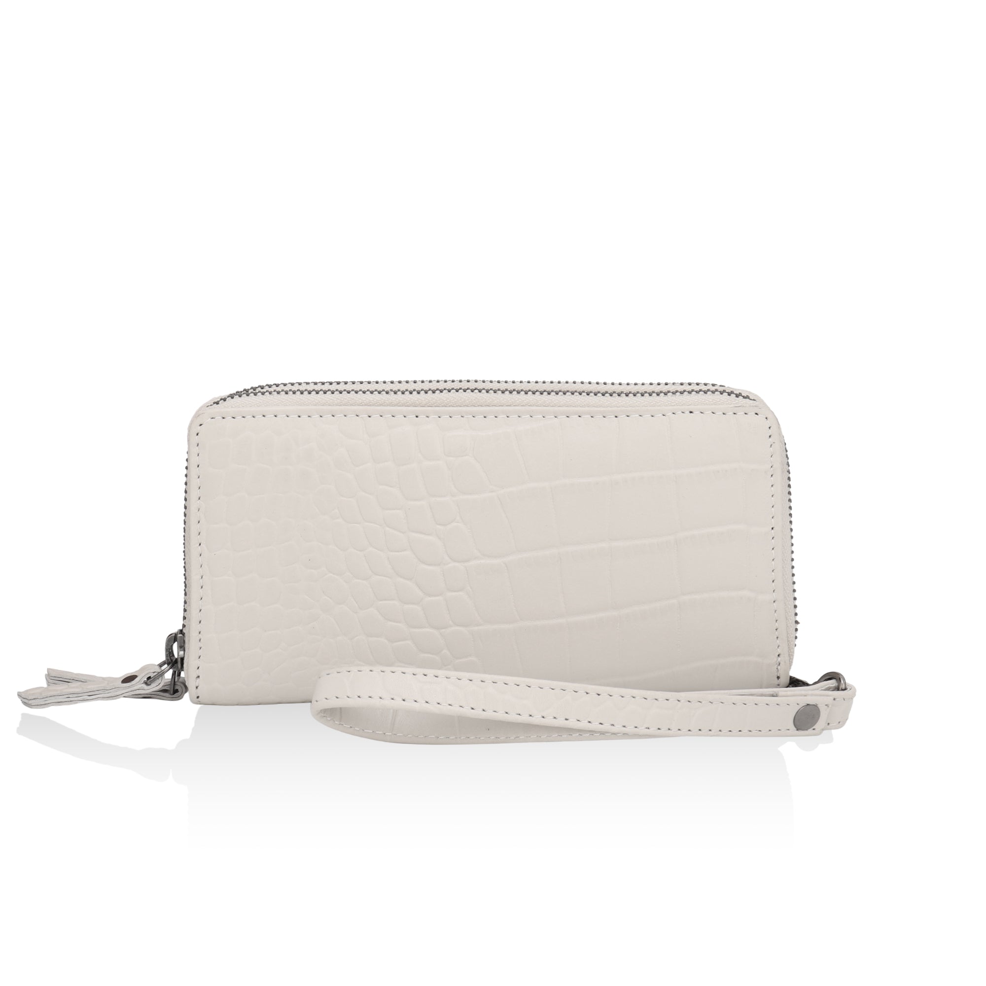Panache: Double Zip Womens’ Wallets (Cream)