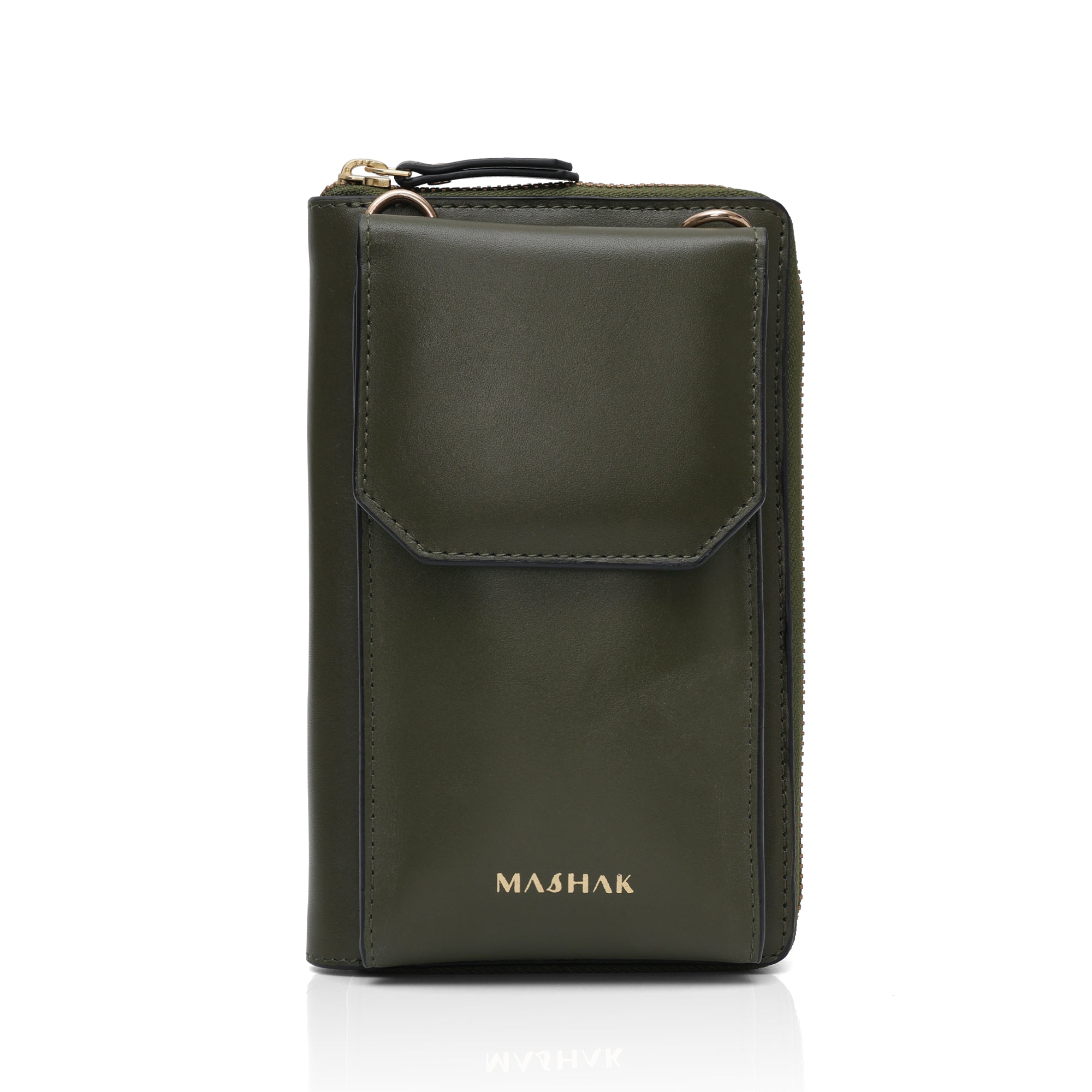 Halo: Mobile Wallet Crossbody Bag (Olive Green)