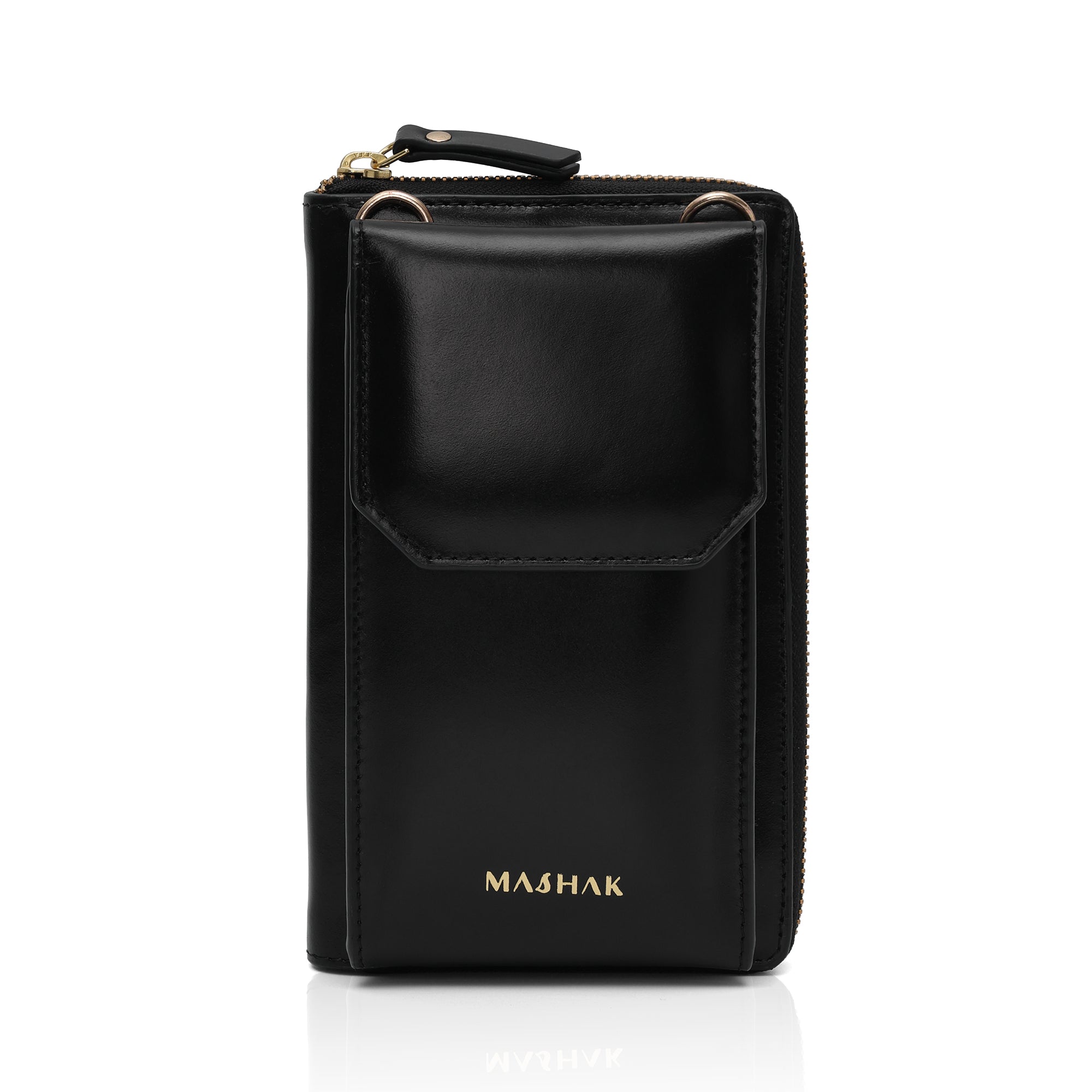 Halo: Mobile Wallet Crossbody Bag (Black)