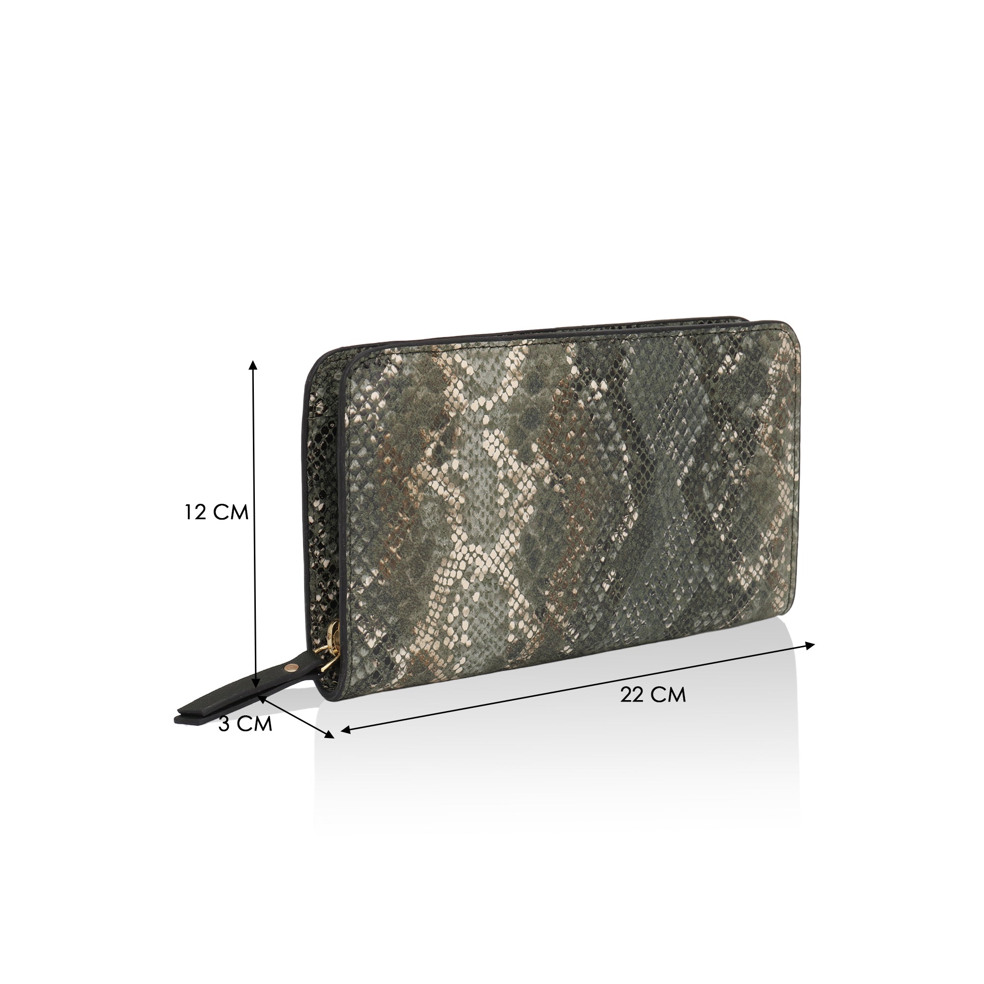 Azurea: Italian Leather Ladies’ Wallet (Green)
