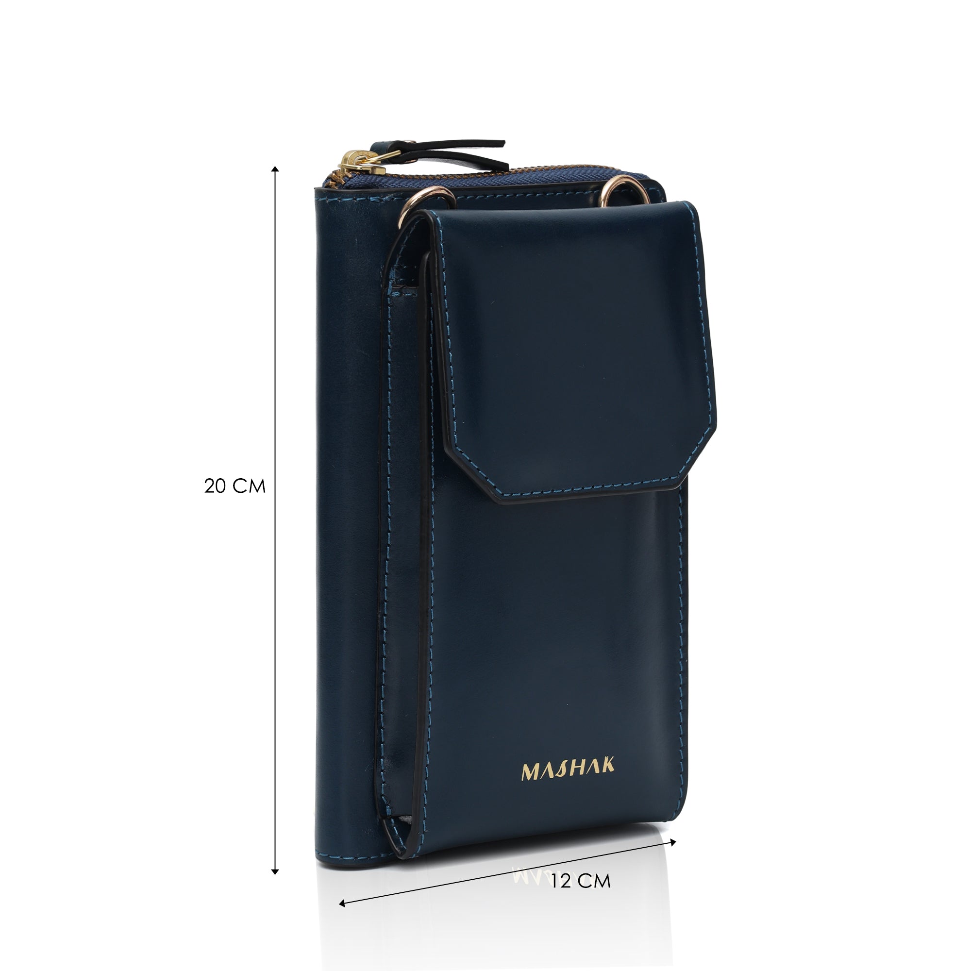Halo: Mobile Wallet Crossbody Bag (Navy Blue)