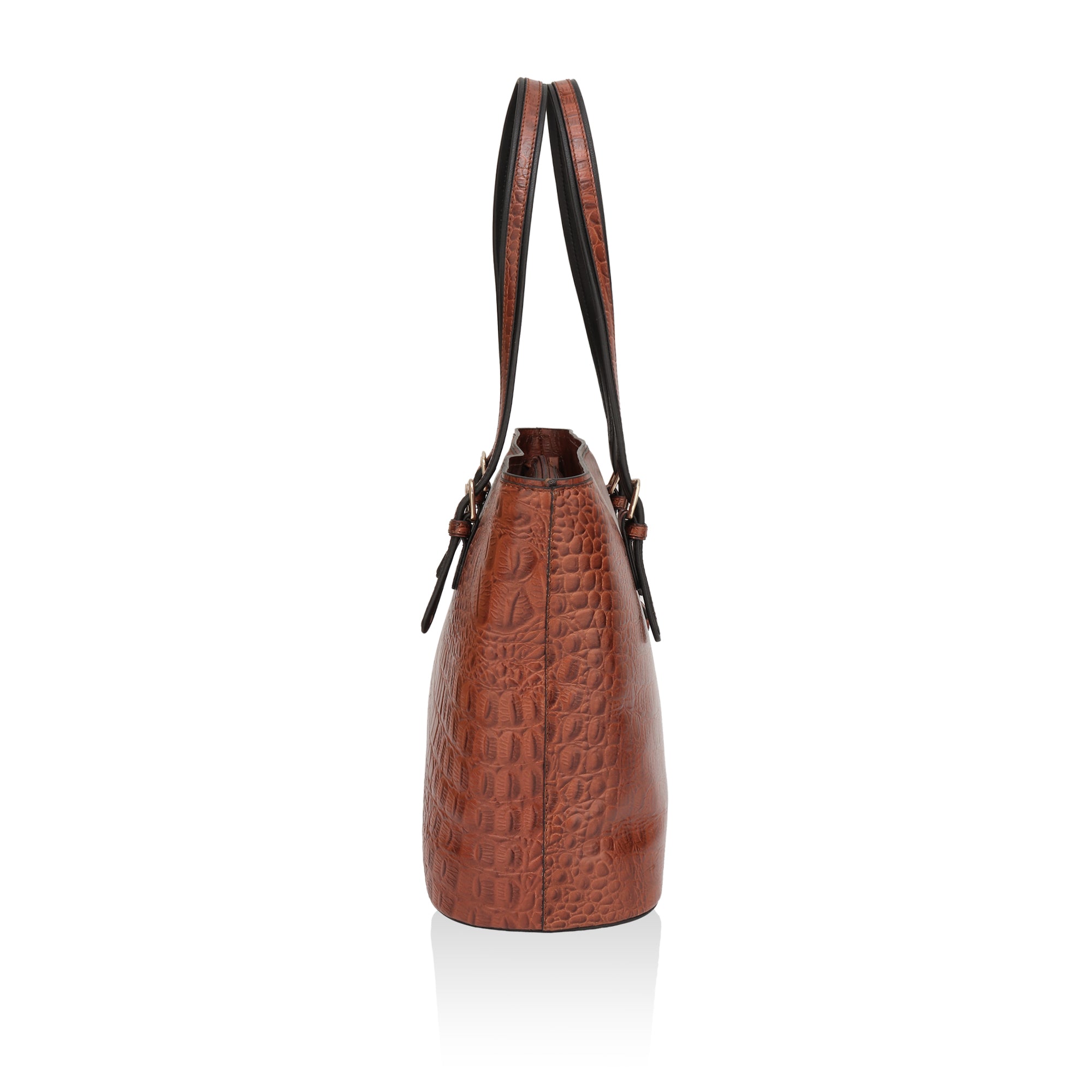 Alpha: Luxury Leather Office Tote (Tan)