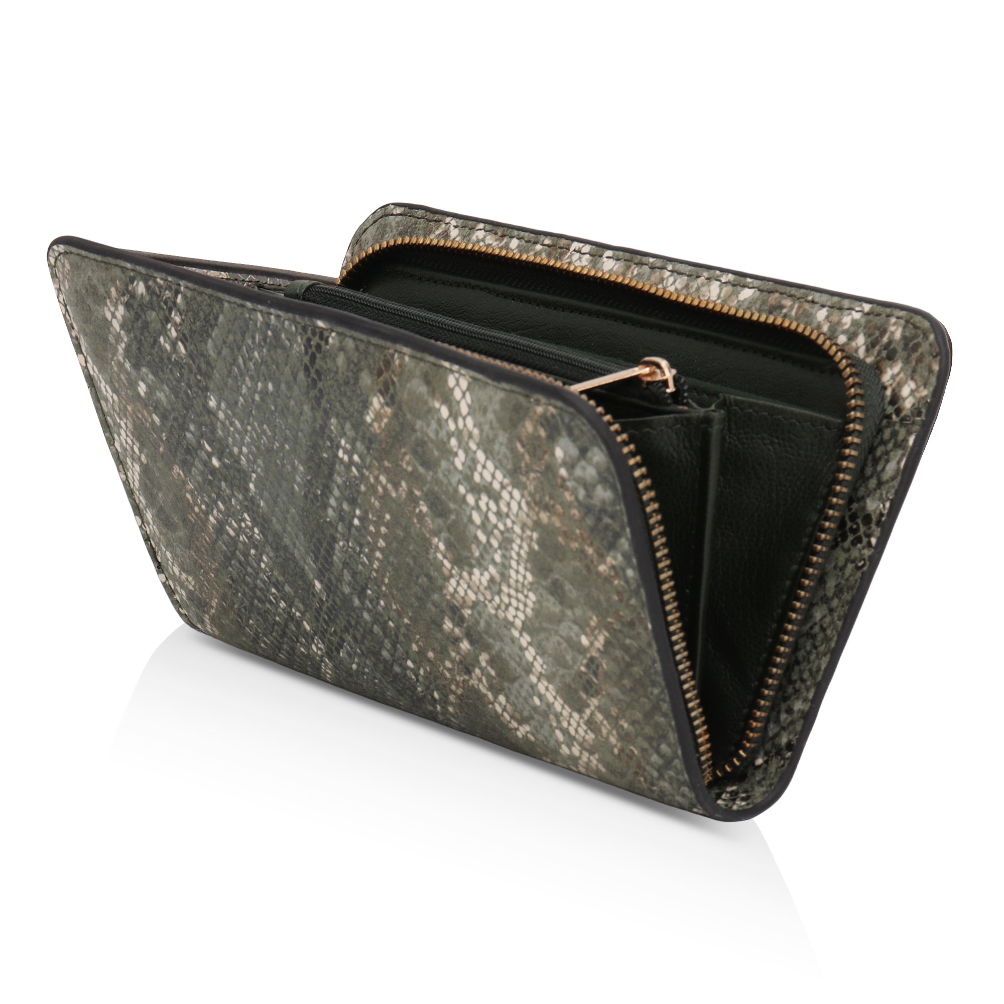 Azurea: Italian Leather Ladies’ Wallet (Green)