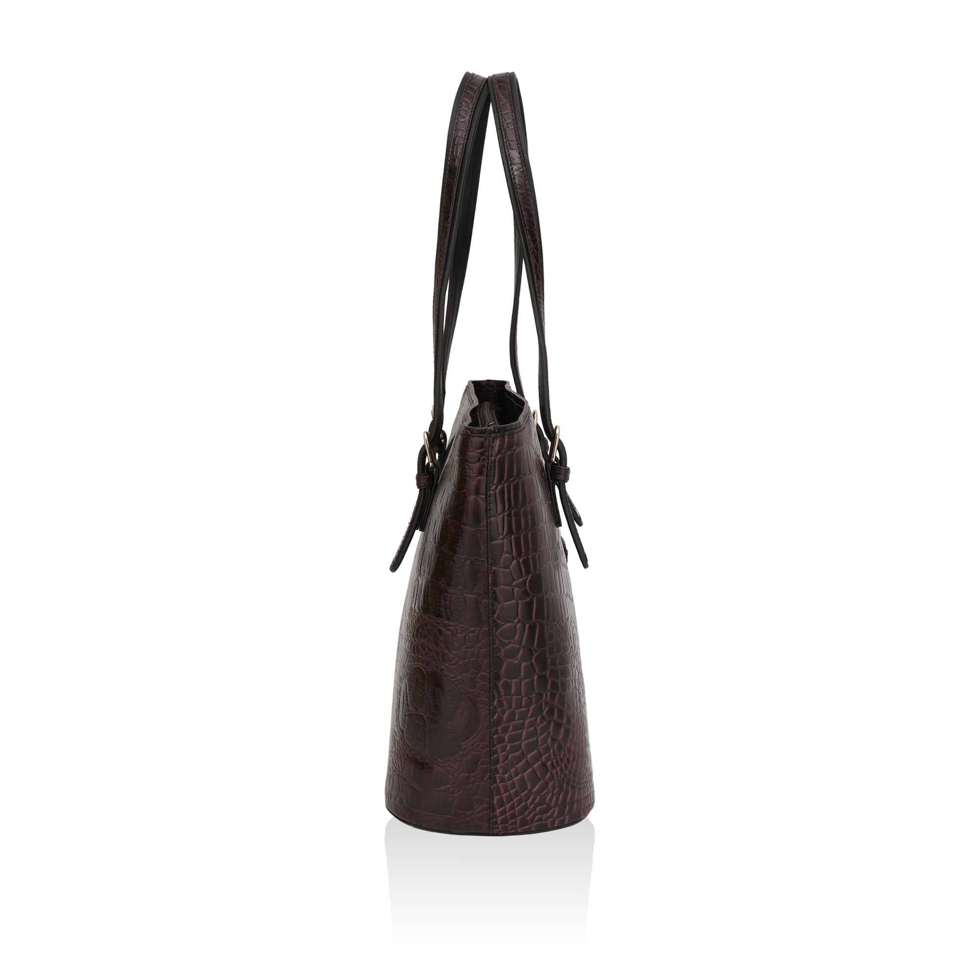 Alpha: Luxury Leather Office Tote (Brown)