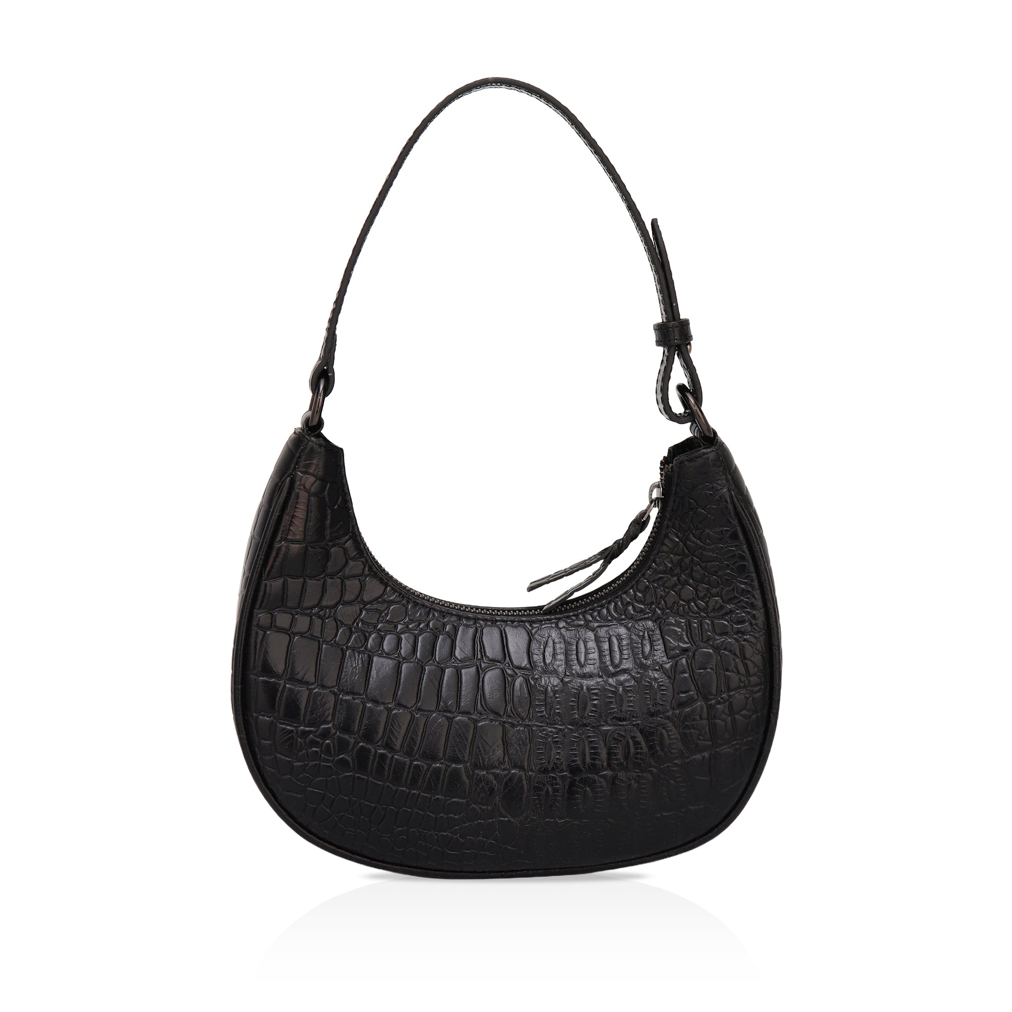 Dazzlo: Luxury Leather Shoulder Bag (Black)