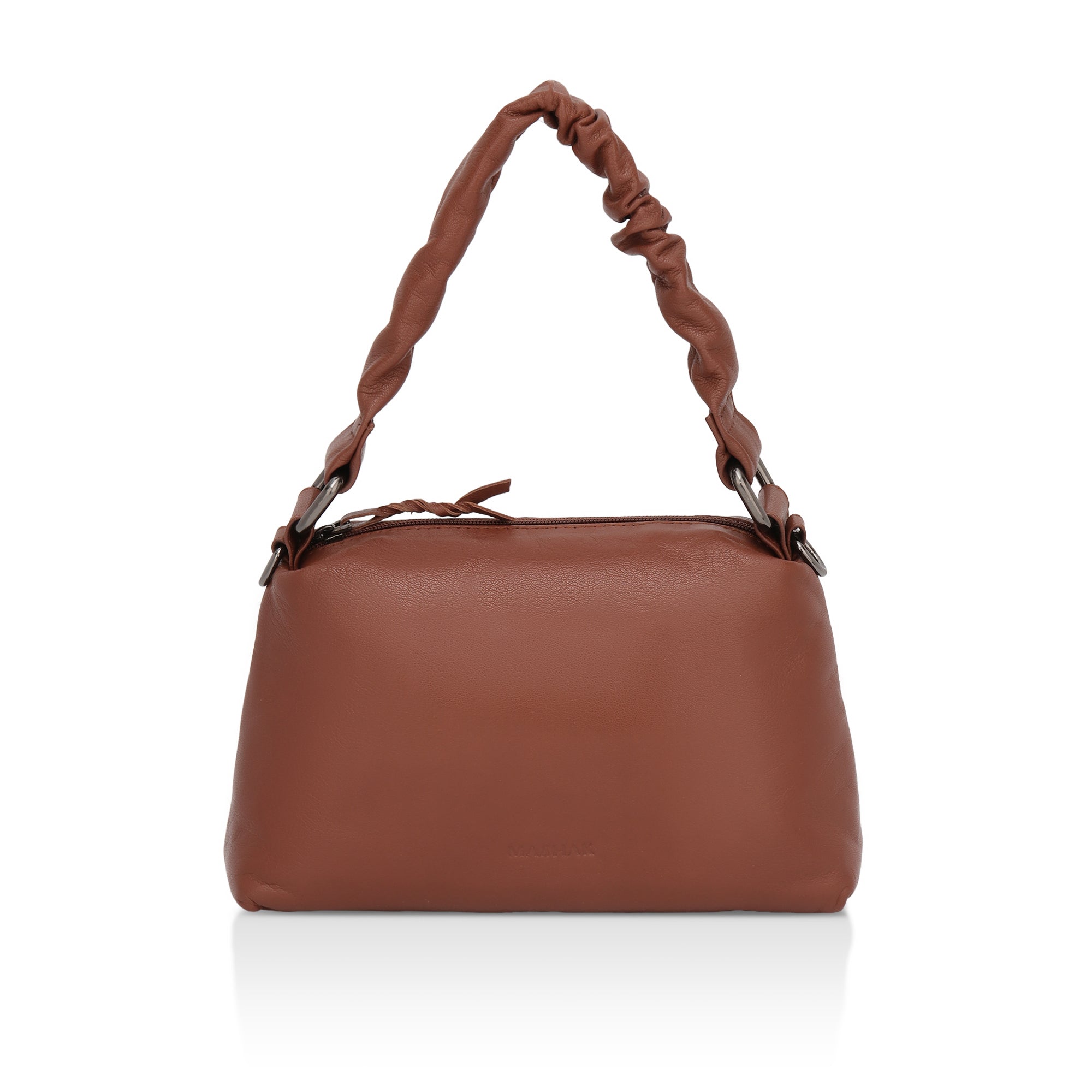 Verve: Napa Leather Crossbody Bag (Tan)