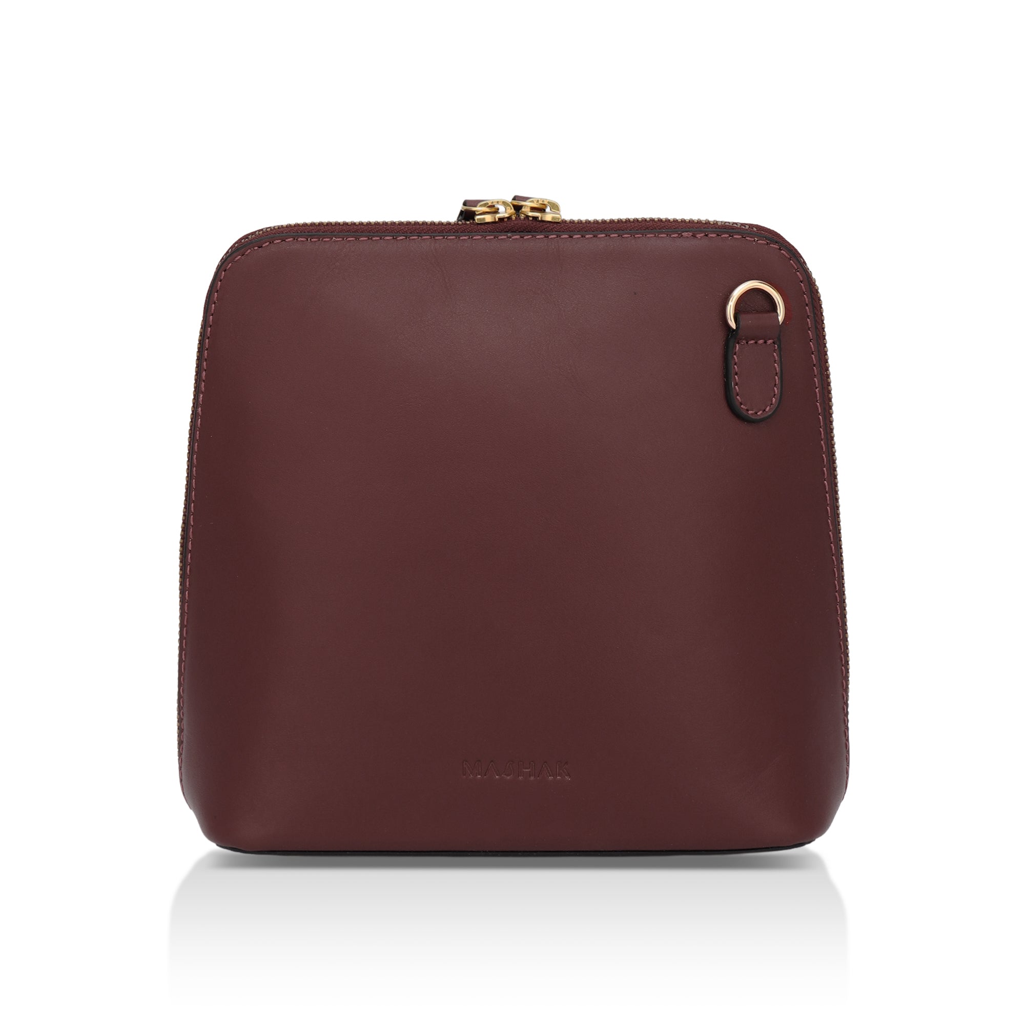 Luxeblend: Full Grain Leather Crossbody Bag (Tan)