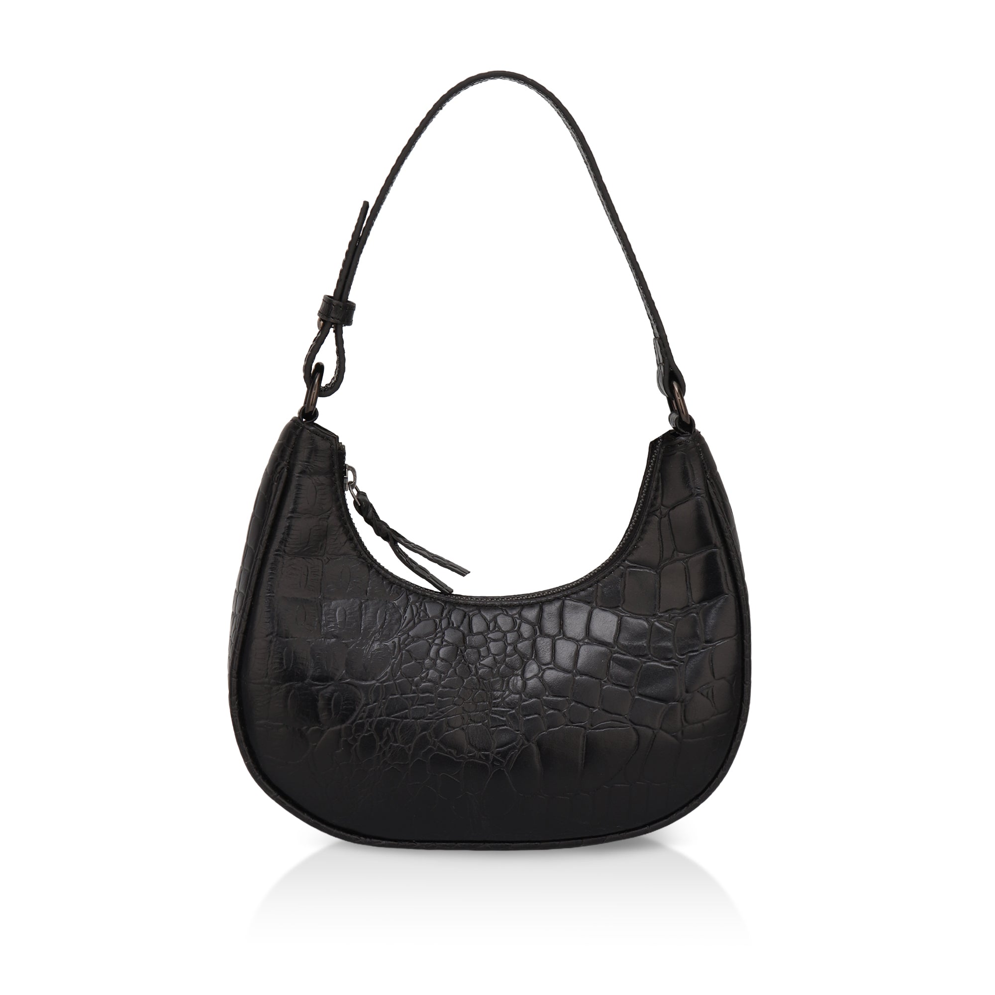 Dazzlo: Luxury Leather Shoulder Bag (Black)