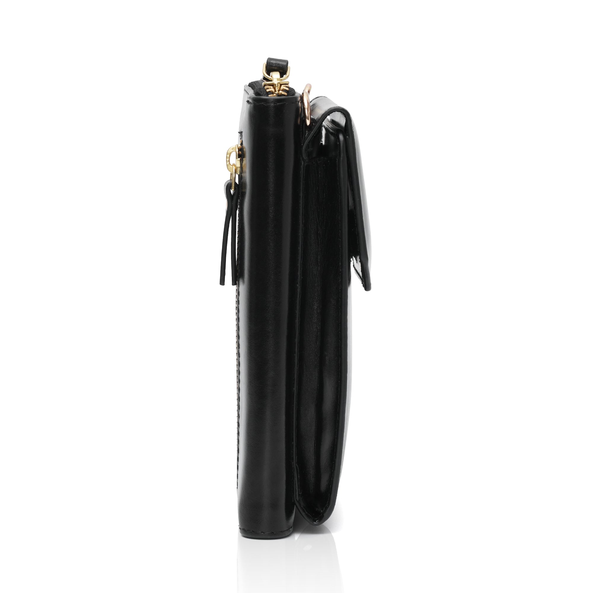 Halo: Mobile Wallet Crossbody Bag (Black)