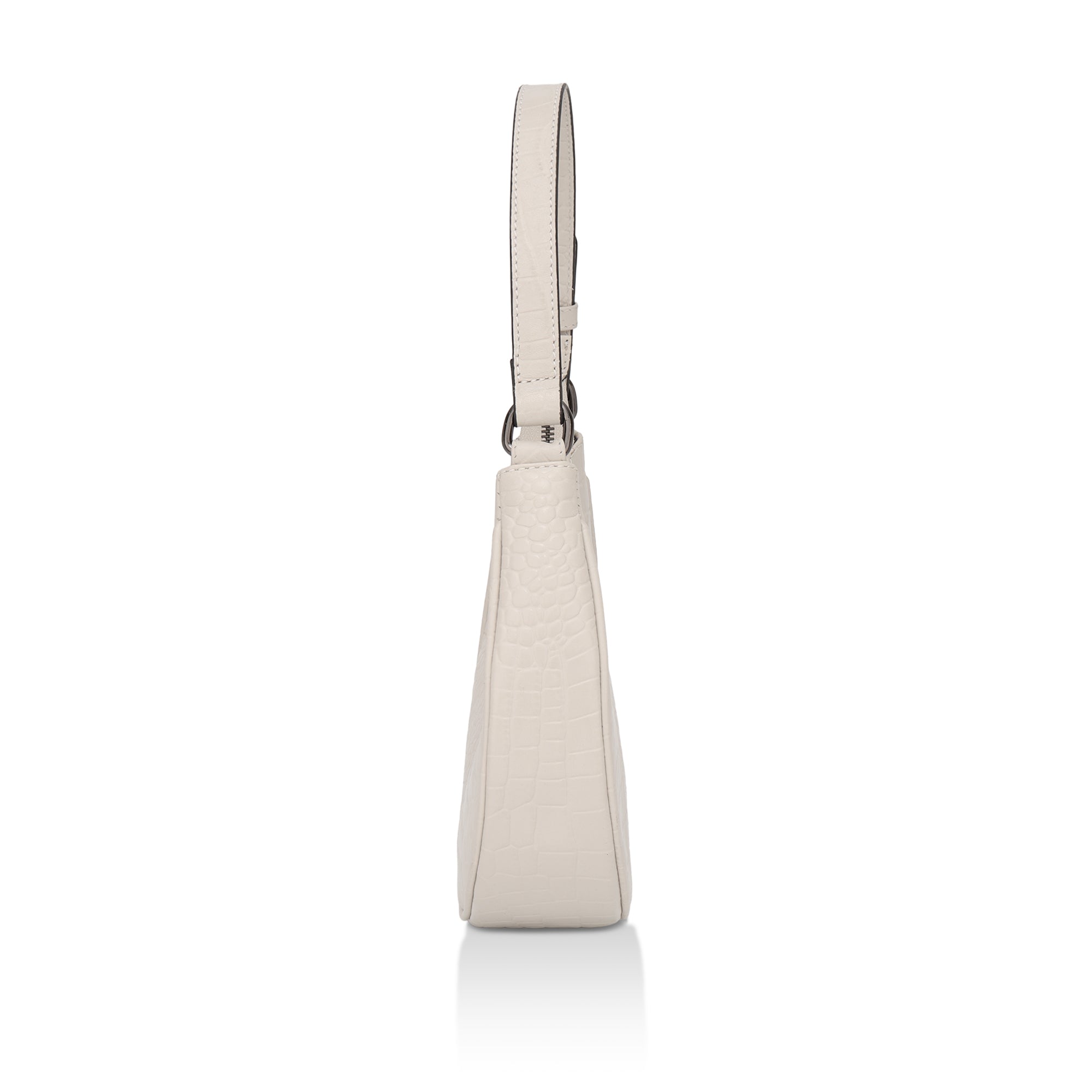Dazzlo: Luxury Leather Shoulder Bag (Cream)