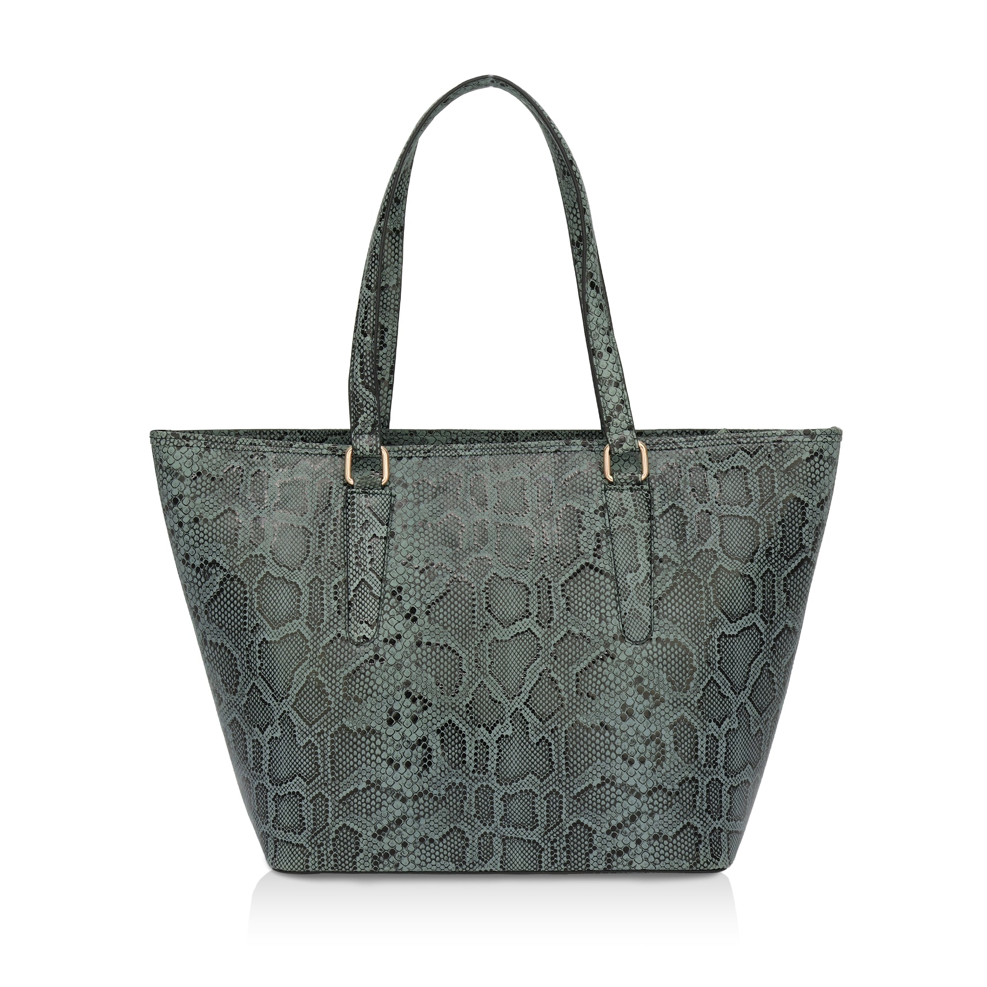 Pinnacle: Italian Leather Laptop Tote Bag (Green)