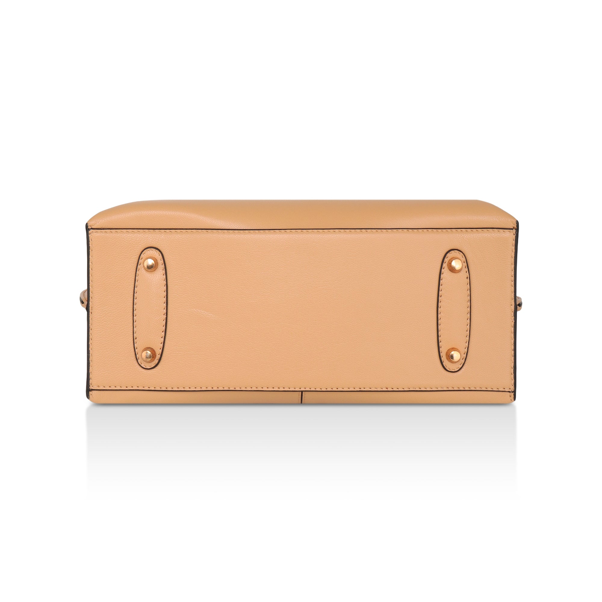 Mia : Napa Leather Handbag (Camel)