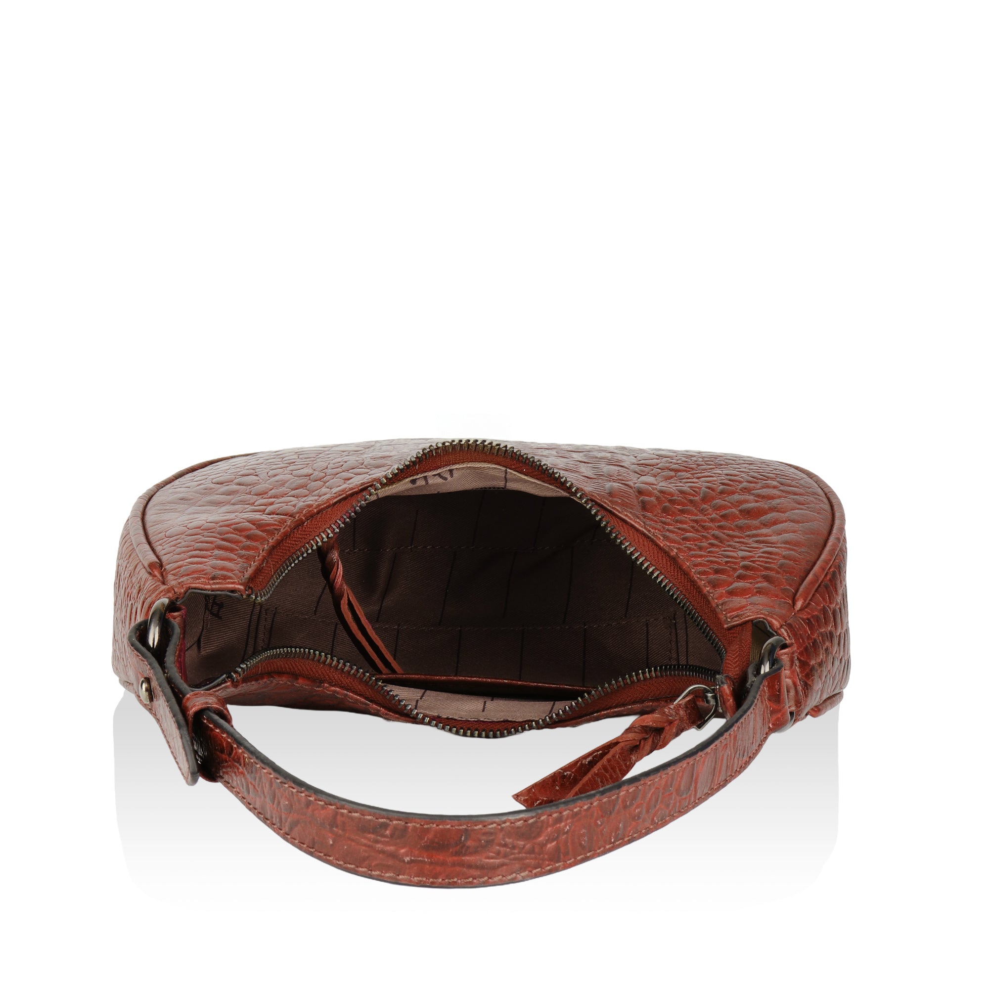 Dazzlo: Luxury Leather Shoulder Bag (Tan)