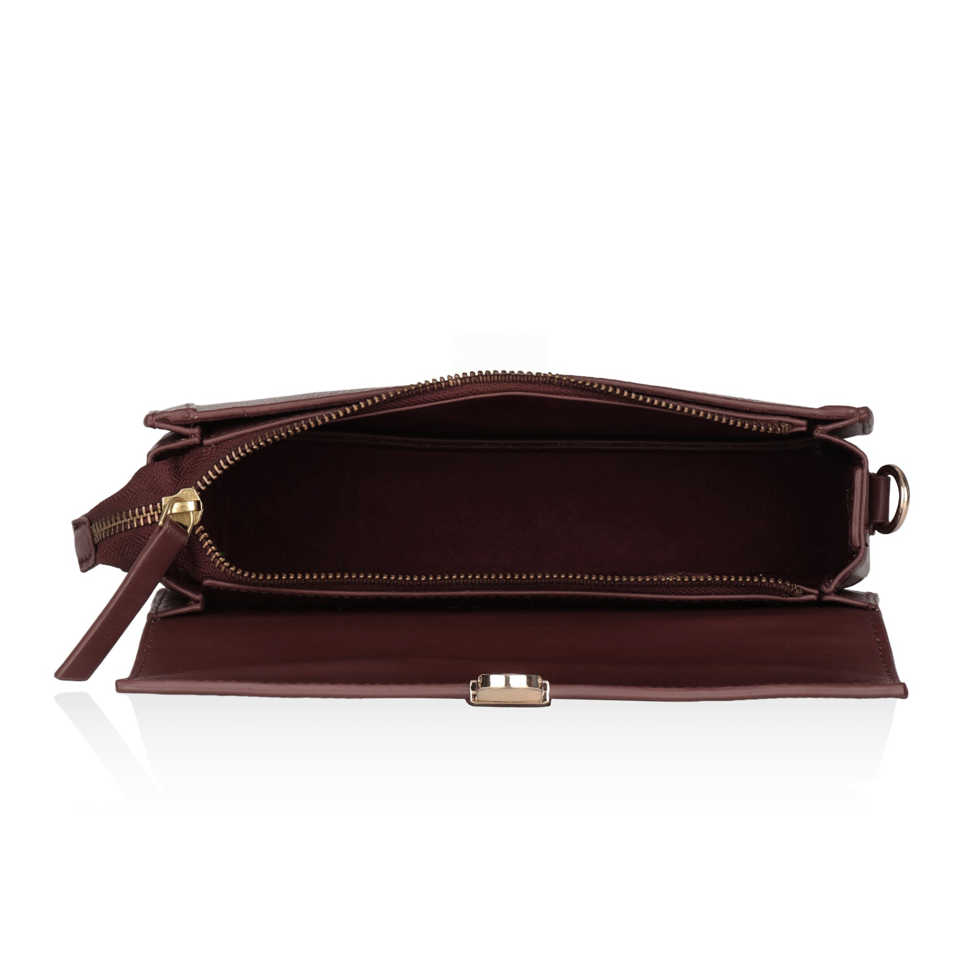 Vogue: Embossed Leather Shoulder Bag (Tan)