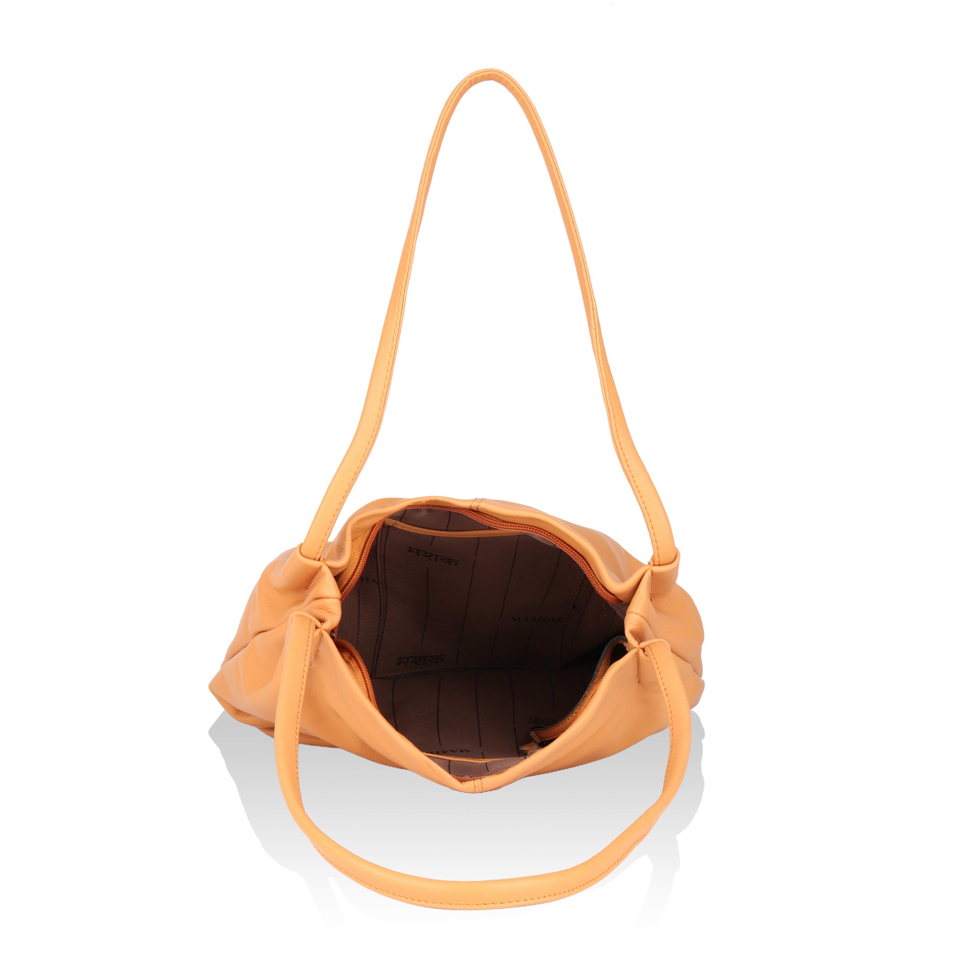 Boho: Soft Napa Leather Tote Bag (Mustard)