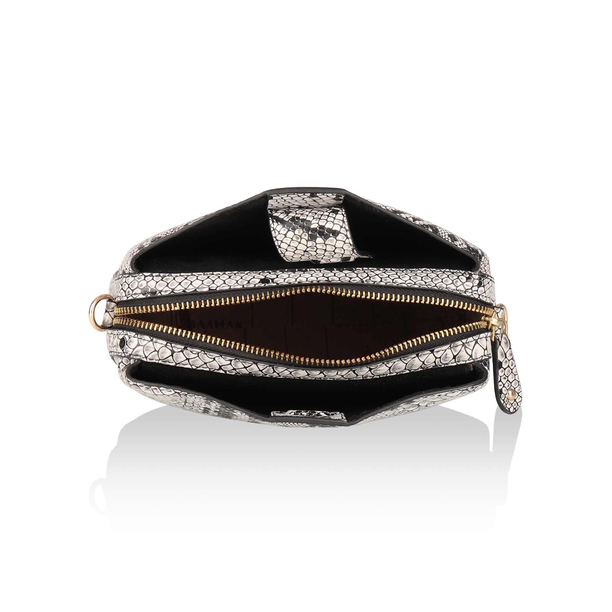 Savannah: Italian Leather Crossbody Bag (White)