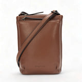 Sienna: Napa Leather Crossbody Bag (Tan)