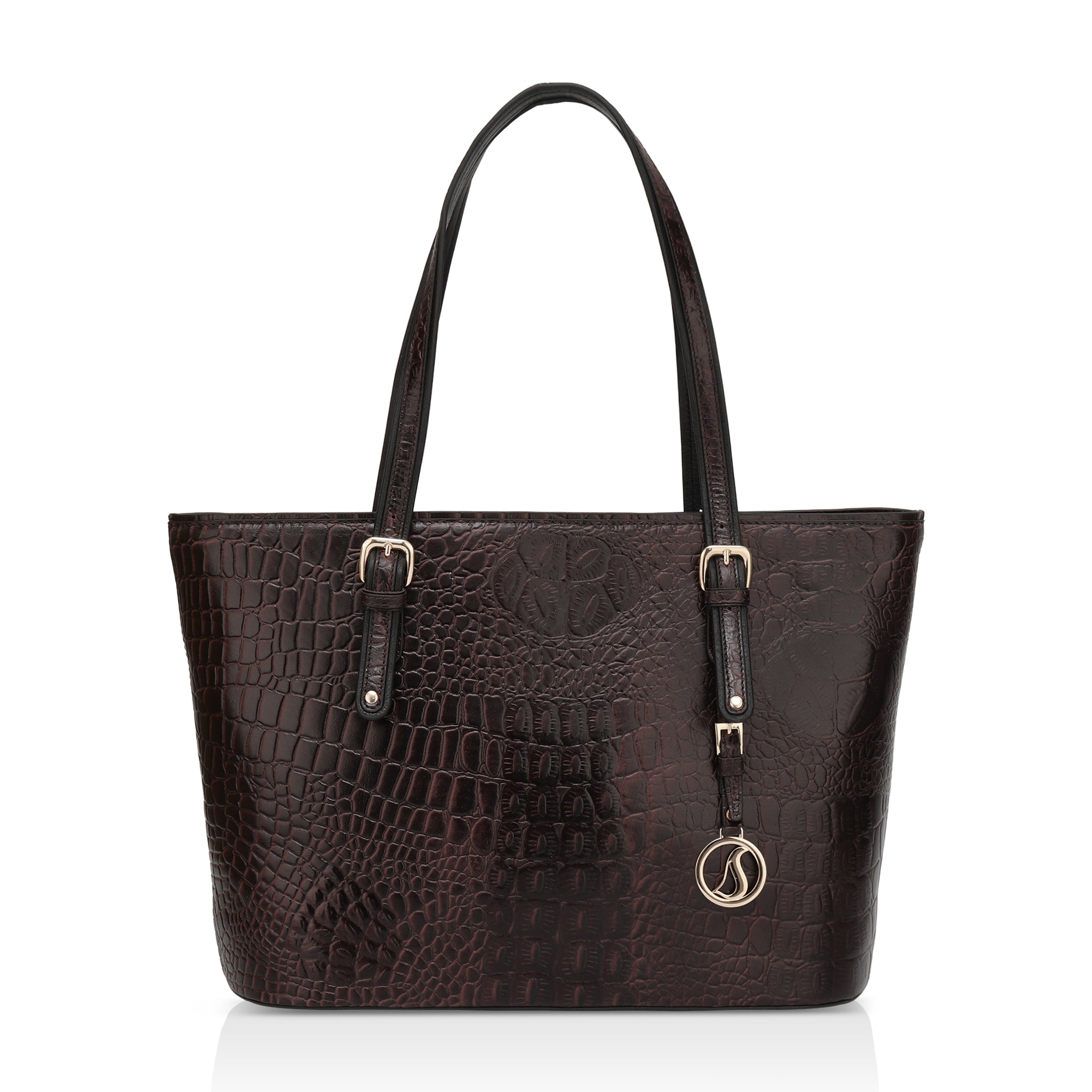 Alpha: Luxury Leather Office Tote (Brown)