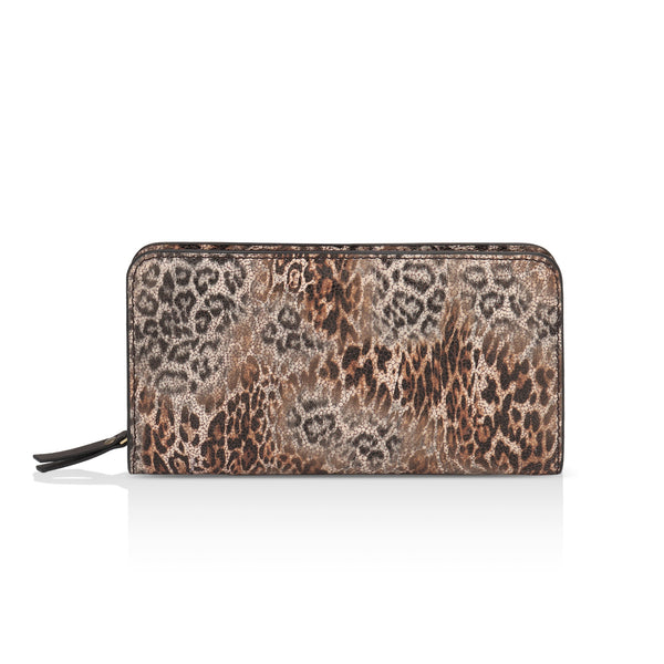 Azurea: Italian Leather Ladies’ Wallet (Brown)