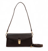 Vogue: Embossed Leather Shoulder Bag (Brown)