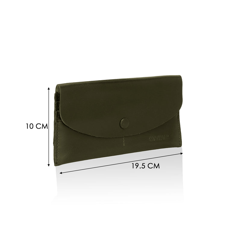 Glassique: Envelope Womens' Wallet (Olive)