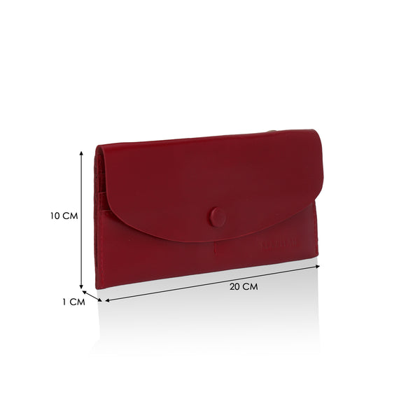 Glassique: Envelope Womens' Wallet (Cherry Red)