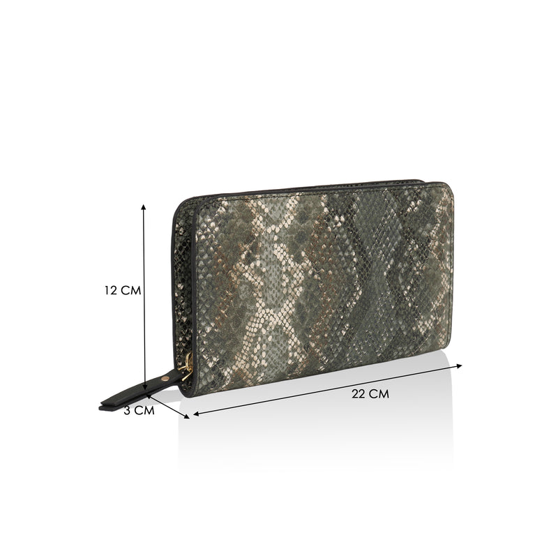 Azurea: Italian Leather Ladies’ Wallet (Green)