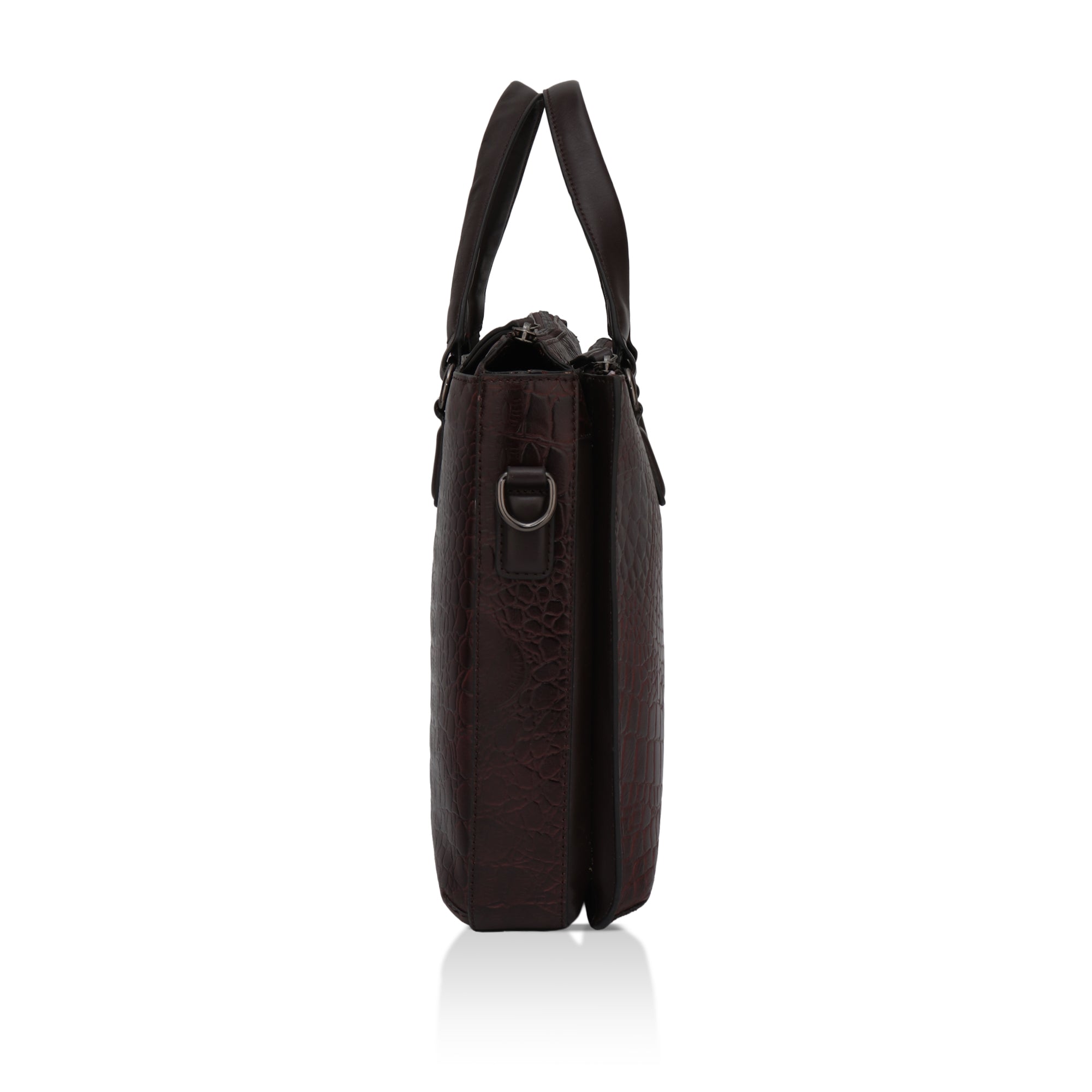 Nexa: Luxury Leather Laptop Bag (Brown)