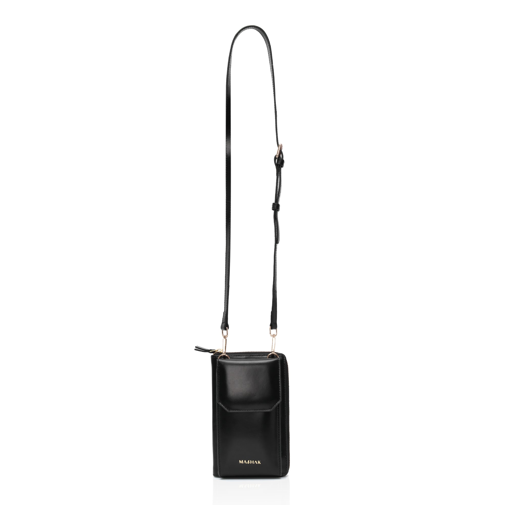 Halo: Mobile Wallet Crossbody Bag (Black)