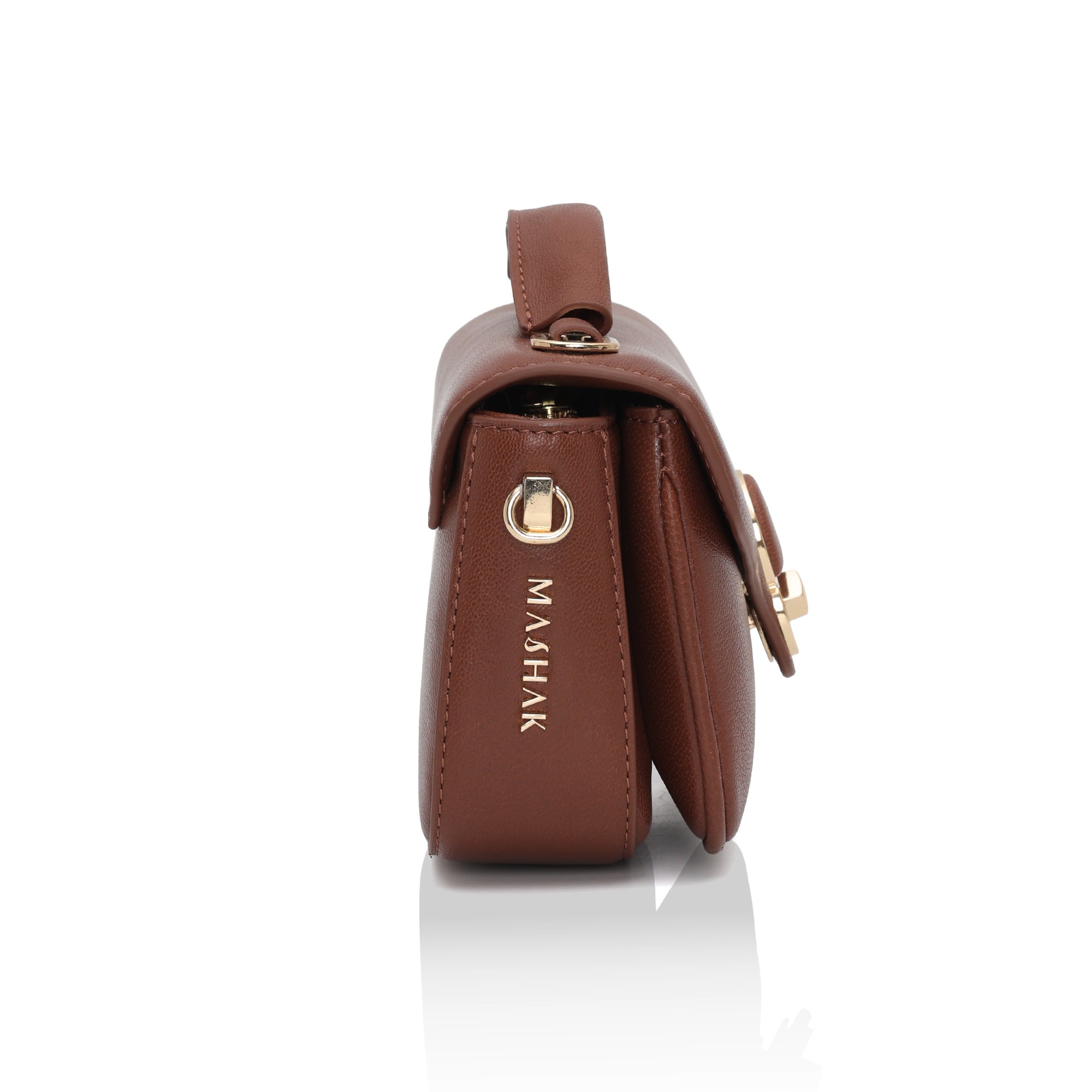 Terra : Napa leather Crossbody Bag (Tan)