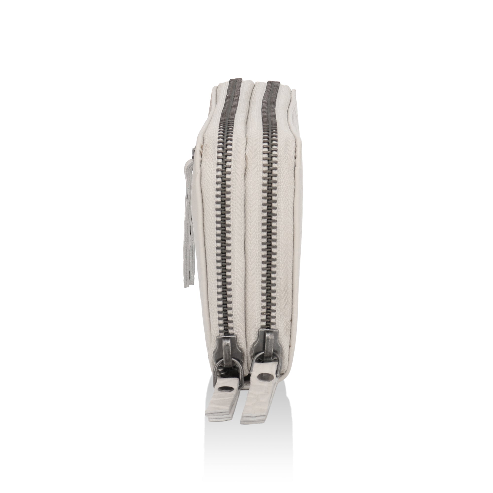 Panache: Double Zip Womens’ Wallets (Cream)