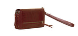 Panache: Double Zip Womens’ Wallets (Cherry Red)