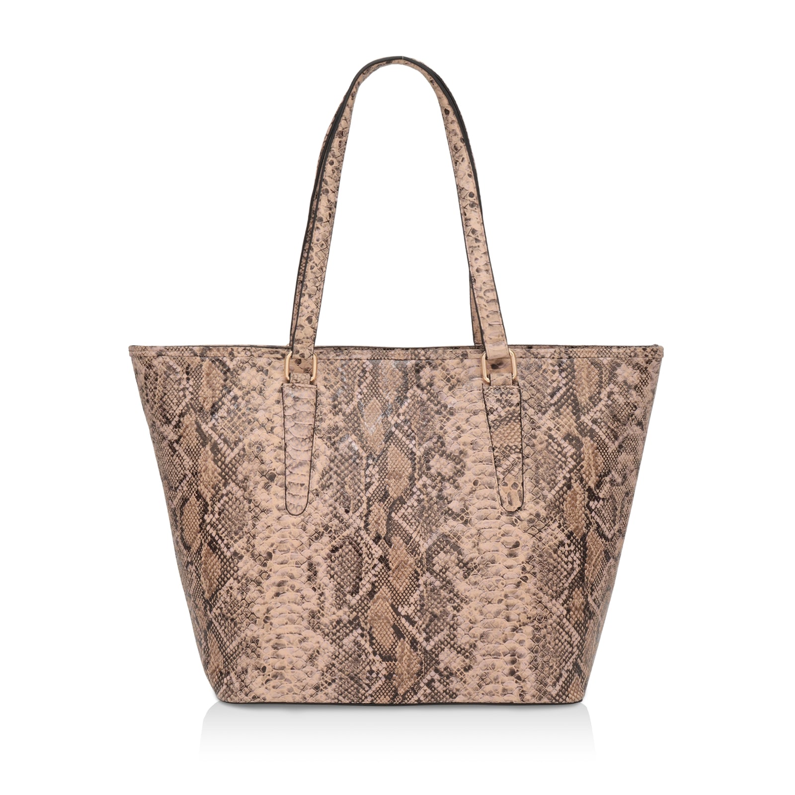Brown Primark Snakeskin Bag Pinnacle: Italian Leather Laptop Tote