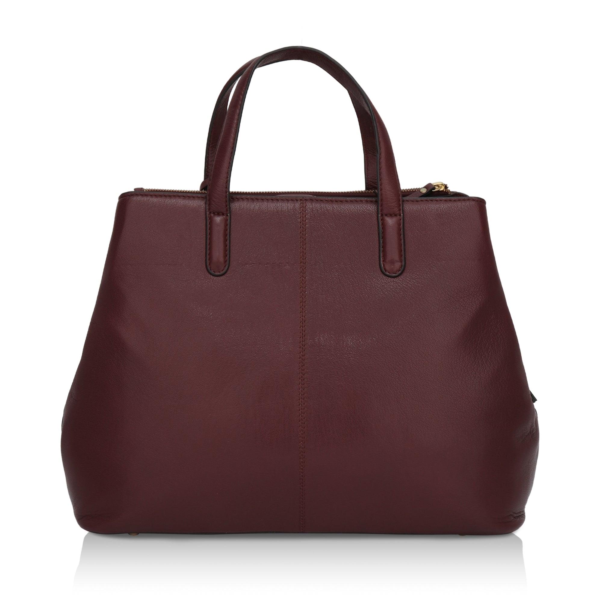 Divino: Napa Leather Laptop Handbag (Wine)