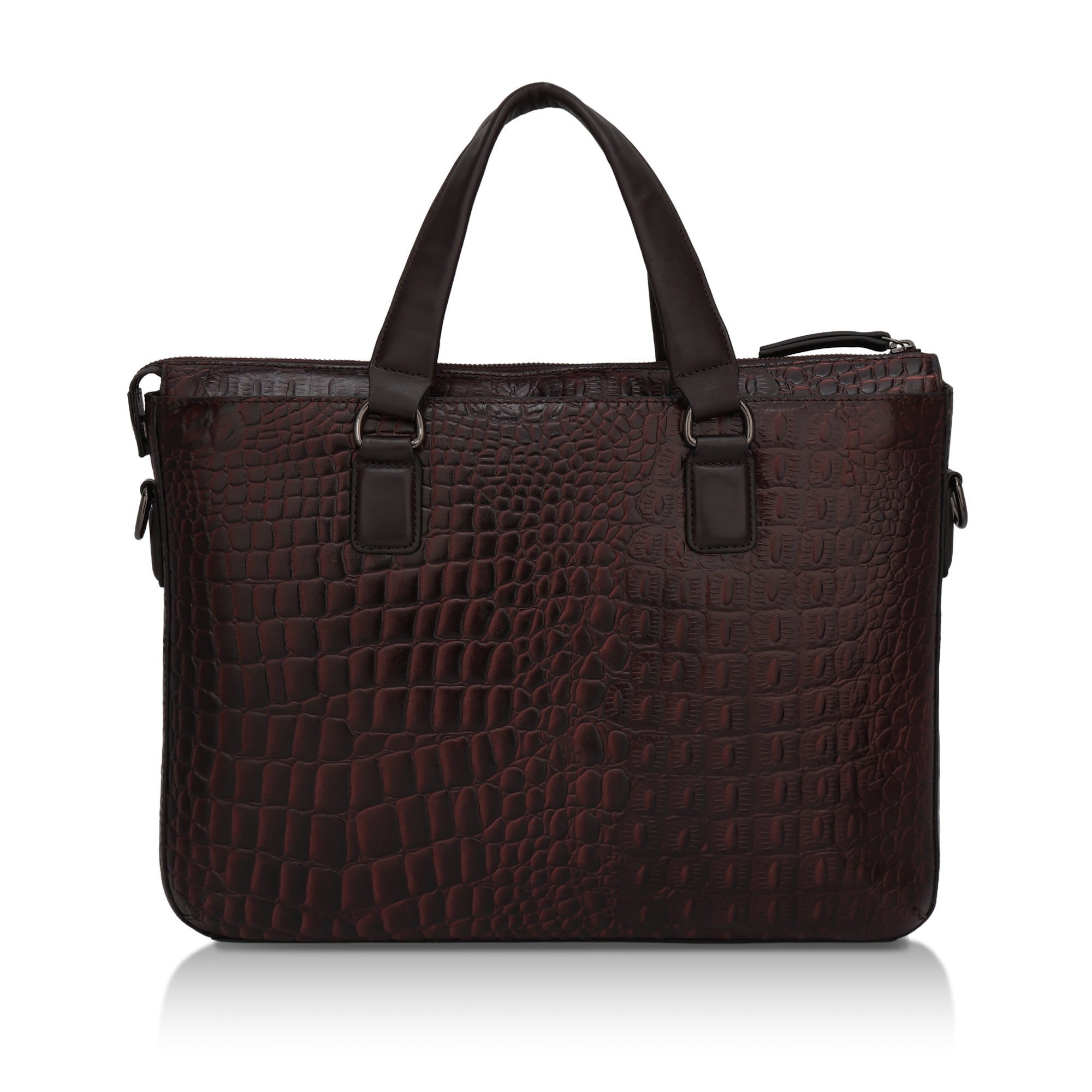 Nexa: Luxury Leather Laptop Bag (Brown)