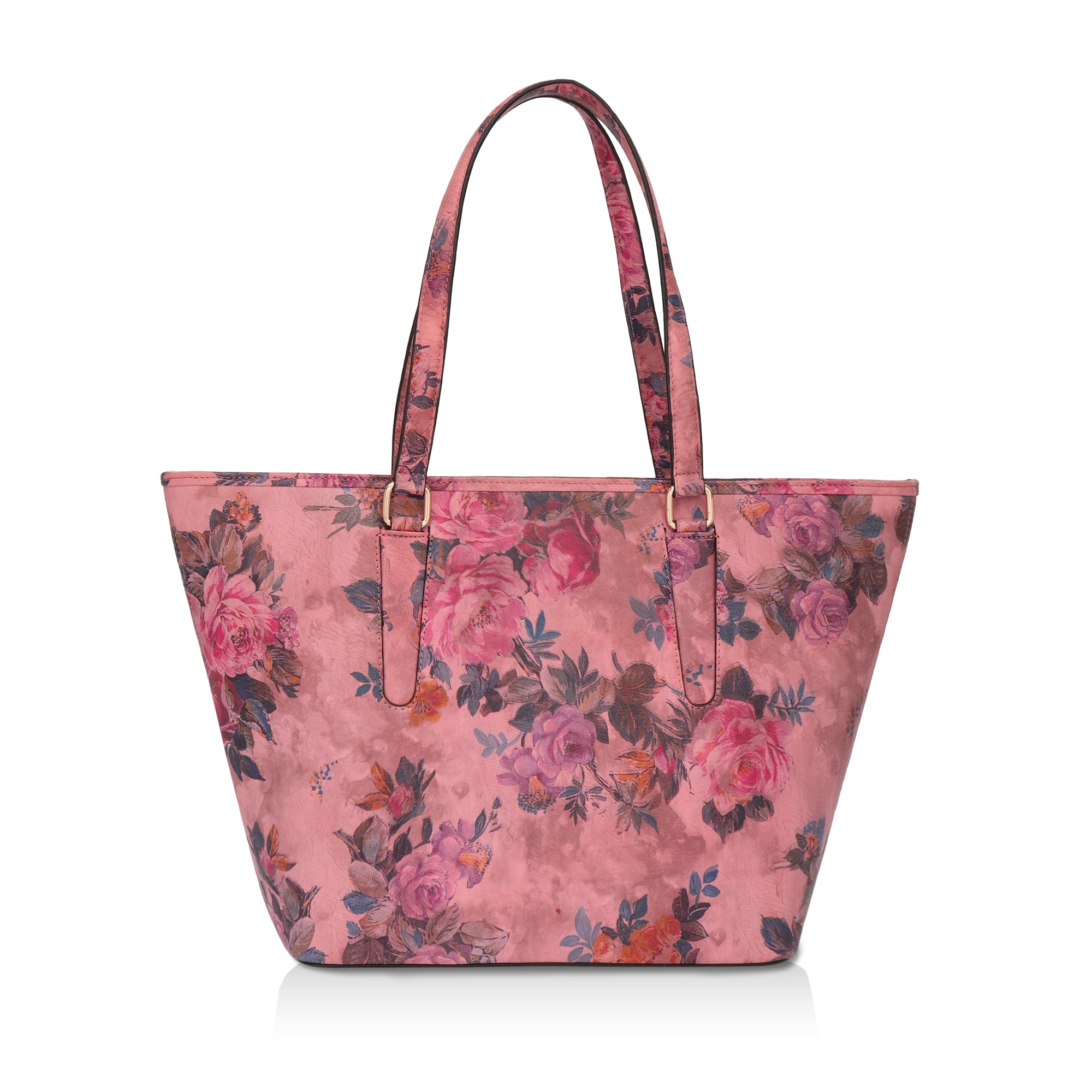Pinnacle: Italian Leather Laptop Tote Bag (Pink)