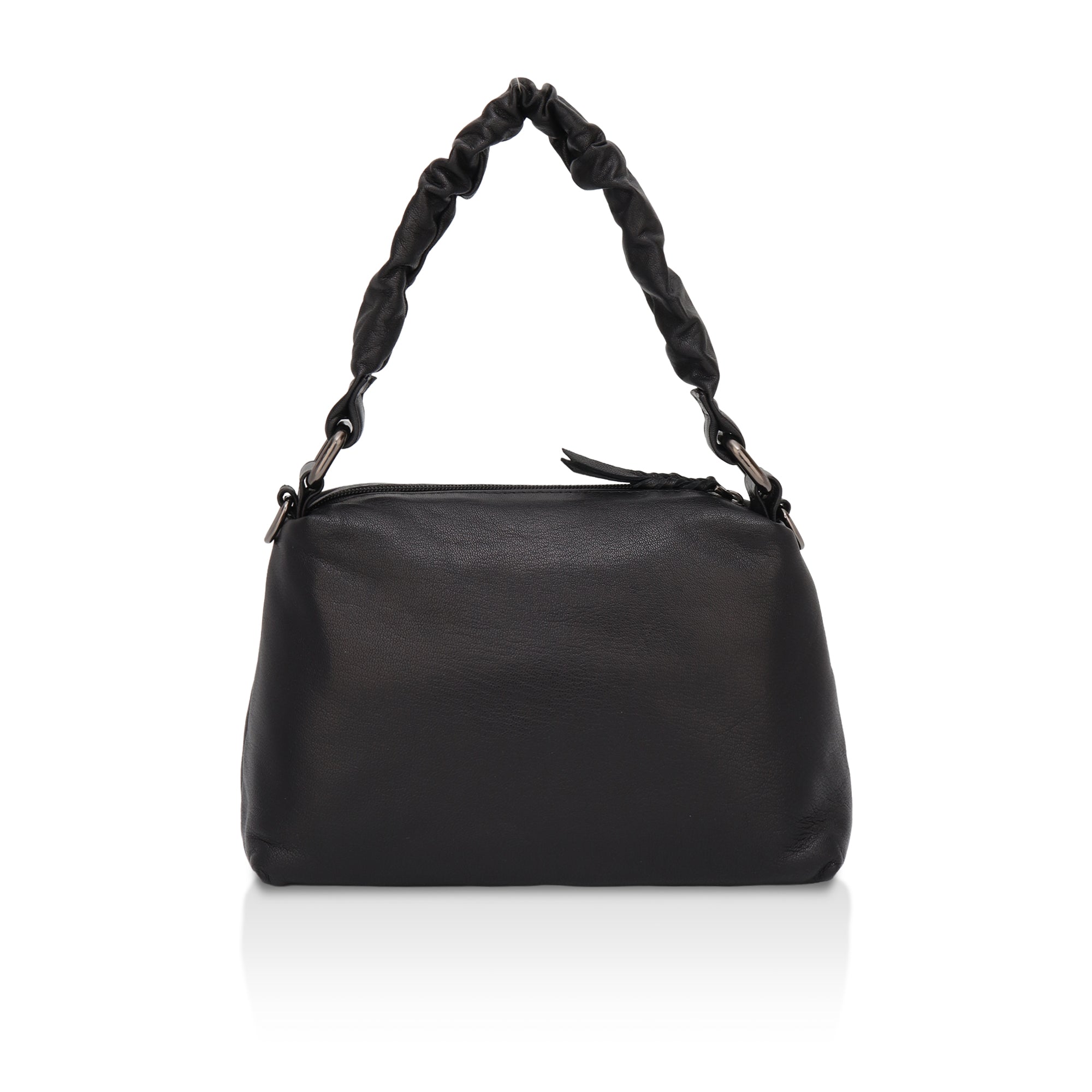 Verve: Napa Leather Crossbody Bag (Black)