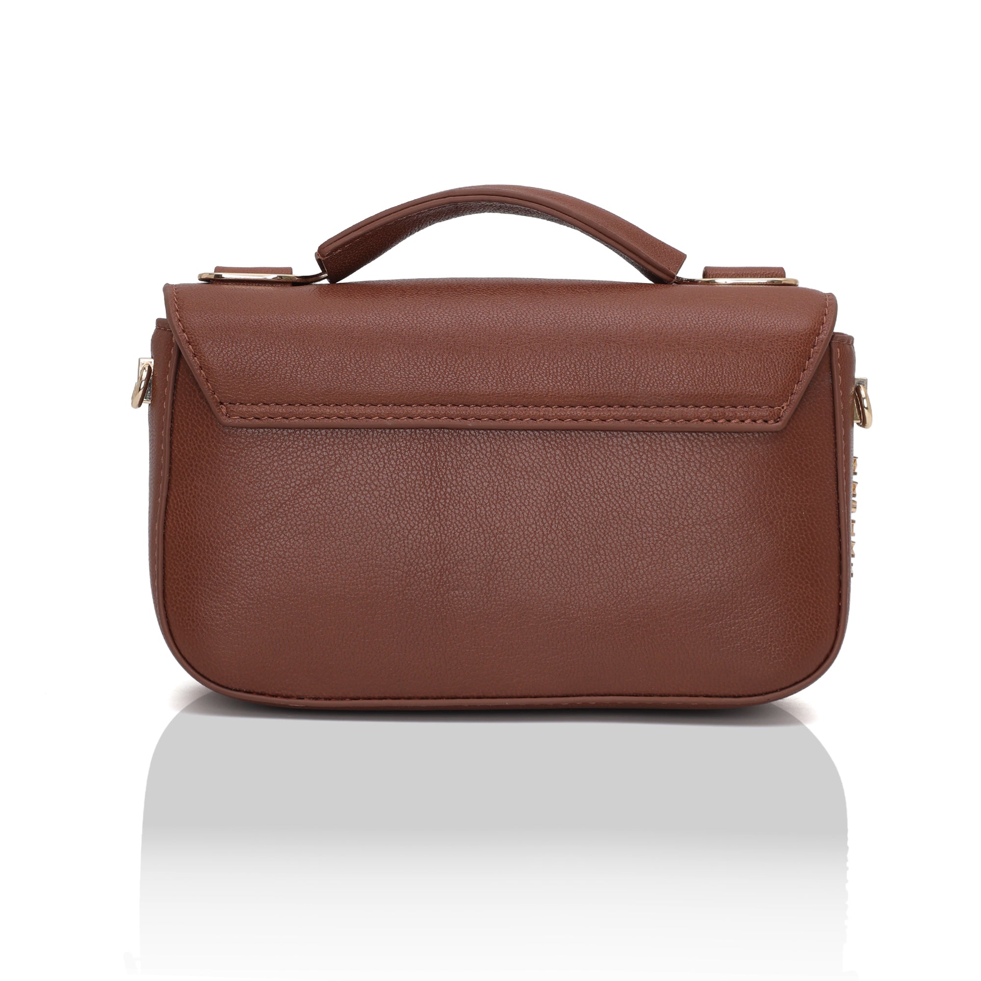 Terra : Napa leather Crossbody Bag (Tan)
