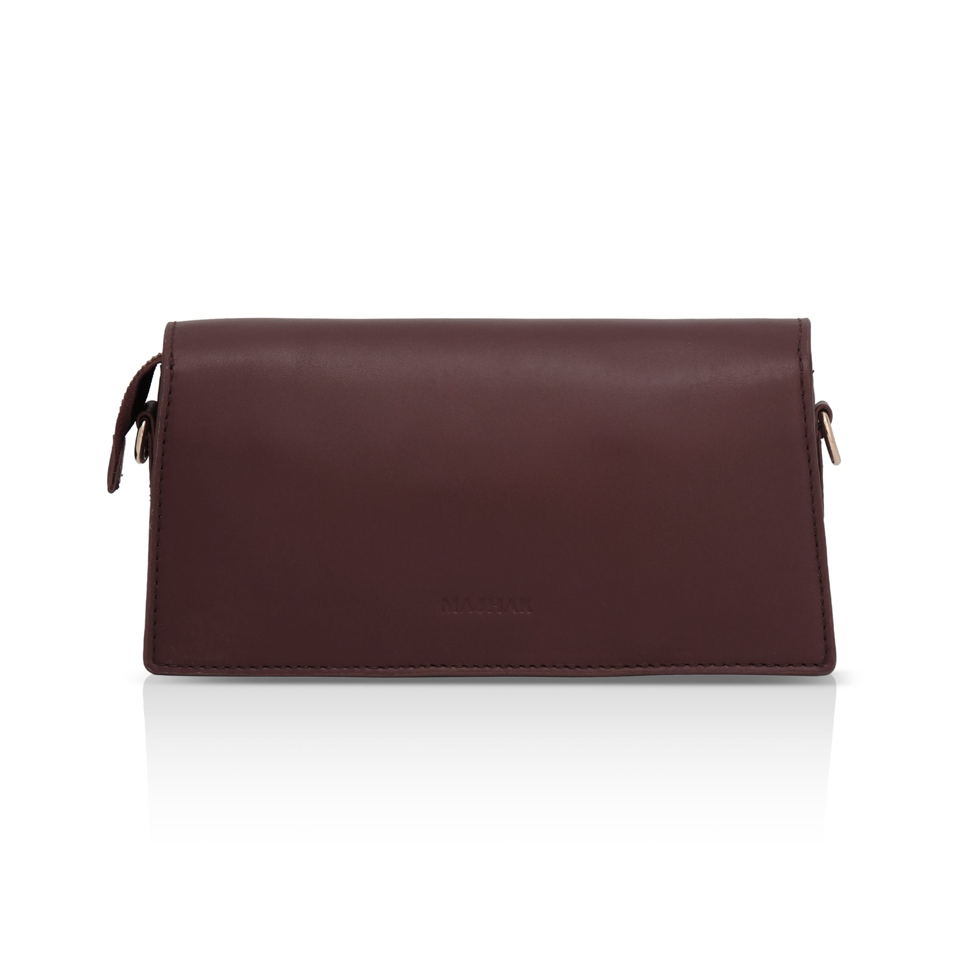 Vogue: Embossed Leather Shoulder Bag (Tan)