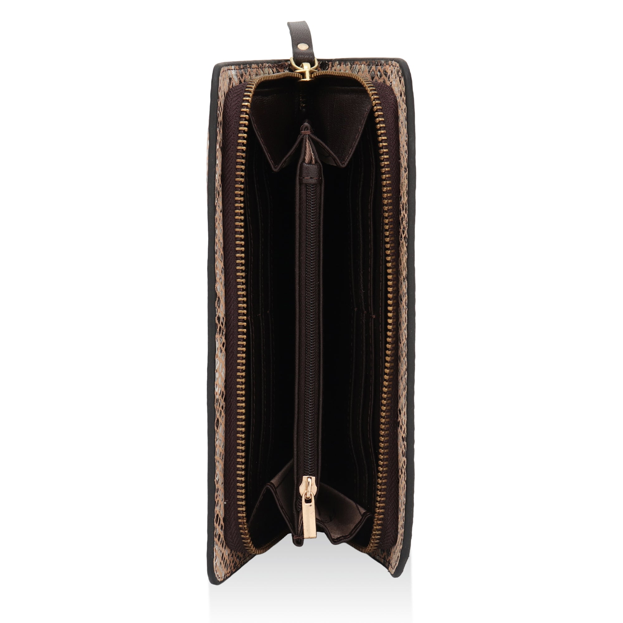 Azurea: Italian Leather Ladies’ Wallet (Beige)