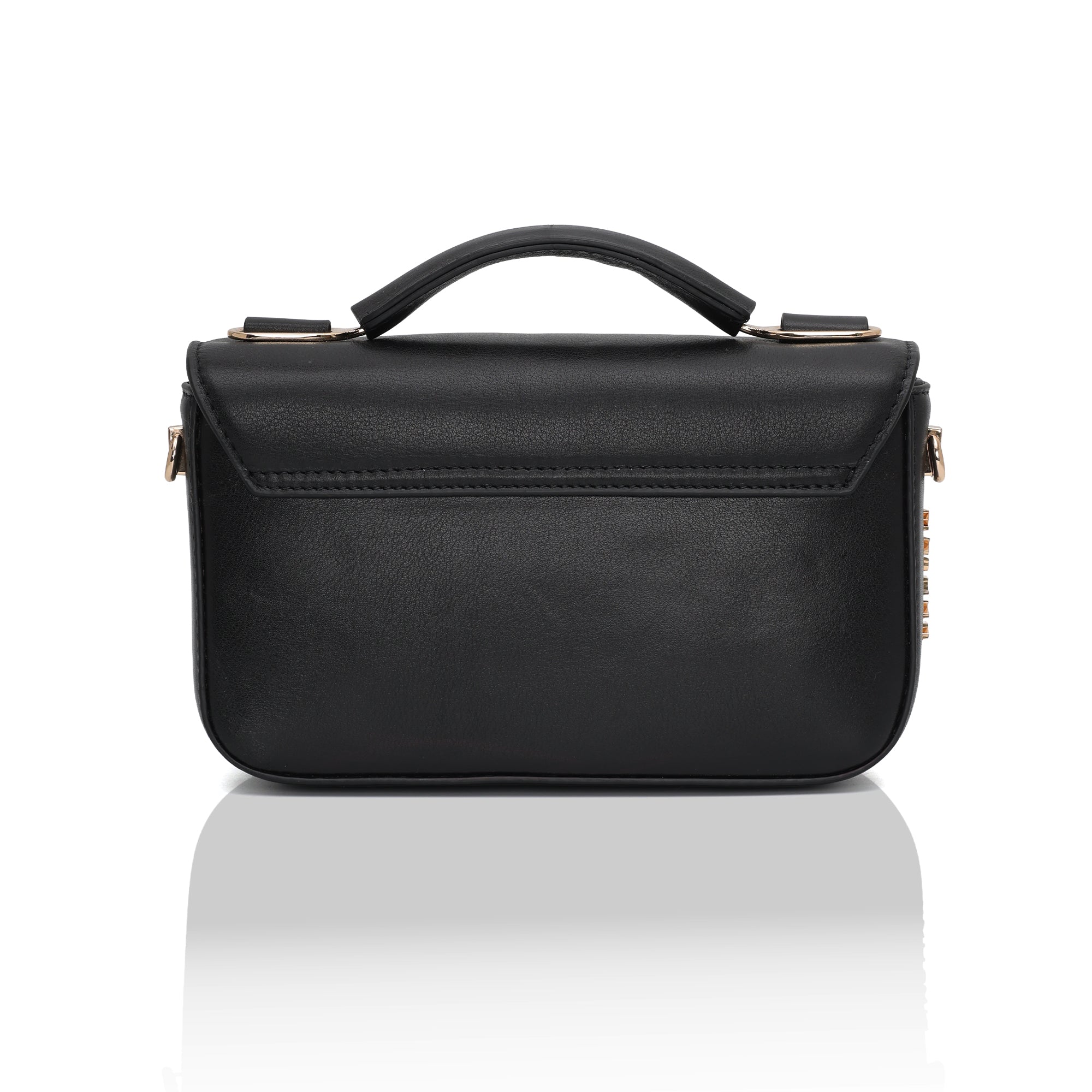 Terra : Napa leather Crossbody Bag (Black)