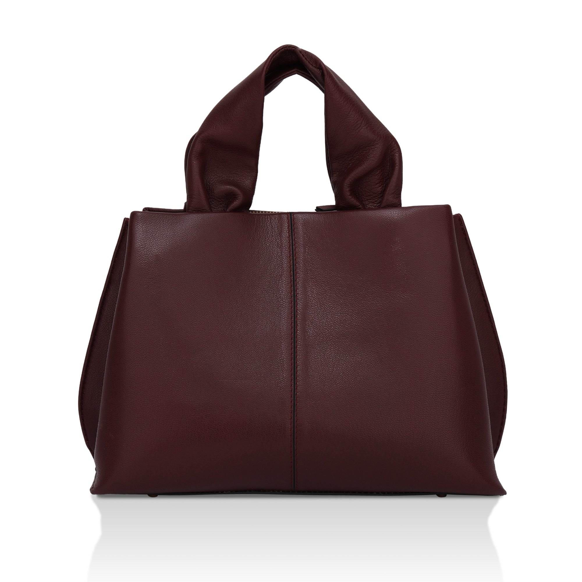 Mia : Napa Leather Handbag (Wine)
