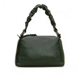 Verve: Napa Leather Crossbody Bag (Dark Green)