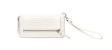 Panache: Double Zip Womens’ Wallets (Cream)