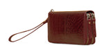 Panache: Double Zip Womens’ Wallets (Cherry Red)