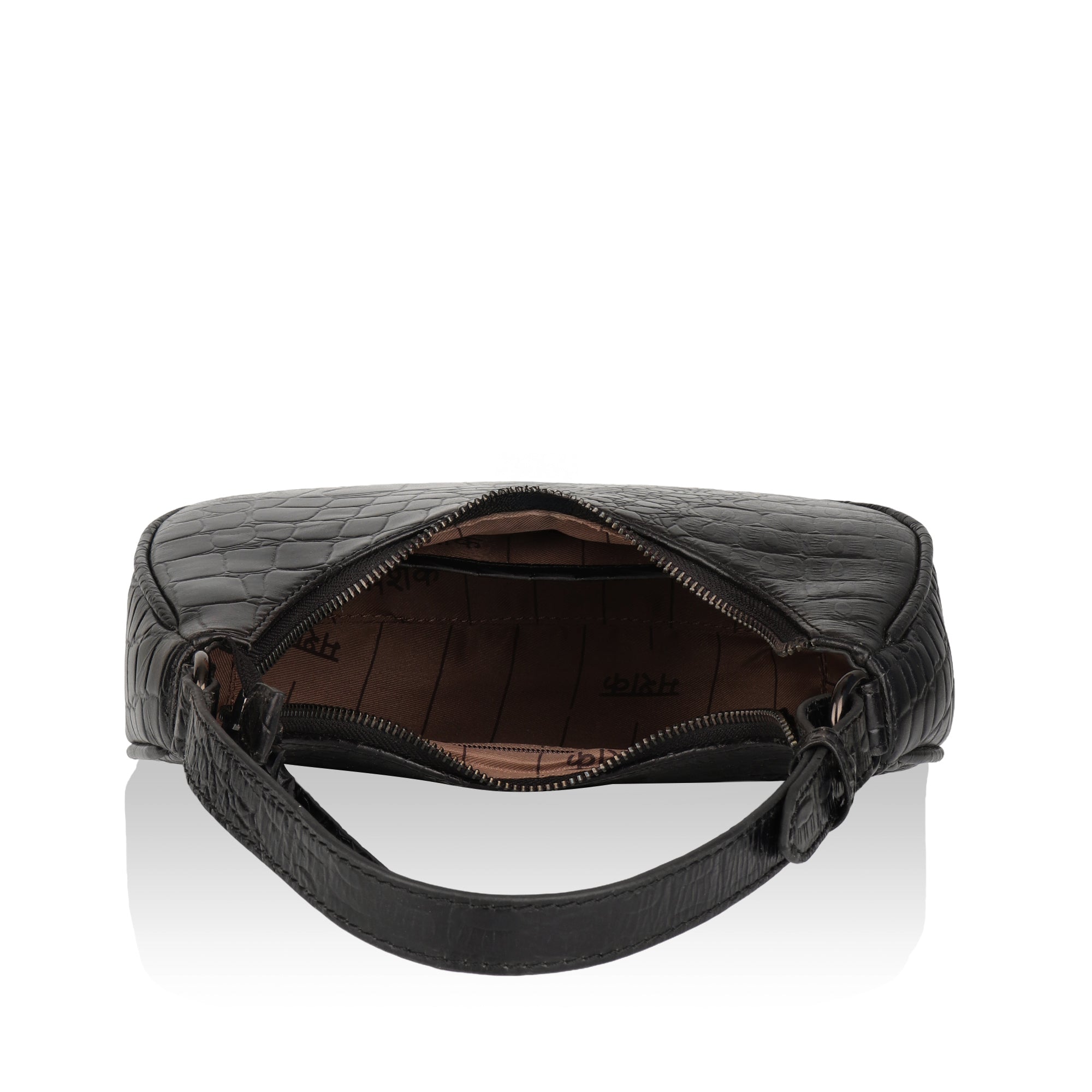 Dazzlo: Luxury Leather Shoulder Bag (Black)