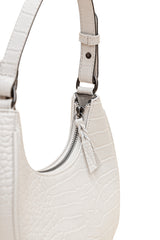 Dazzlo: Luxury Leather Shoulder Bag (Cream)