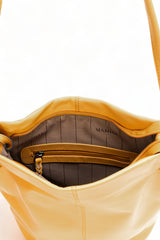 Boho: Soft Napa Leather Tote Bag (Mustard)