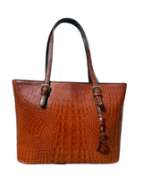 Alpha: Luxury Leather Office Tote (Tan)