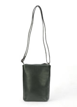 Sienna: Napa Leather Crossbody Bag (Dark Green)